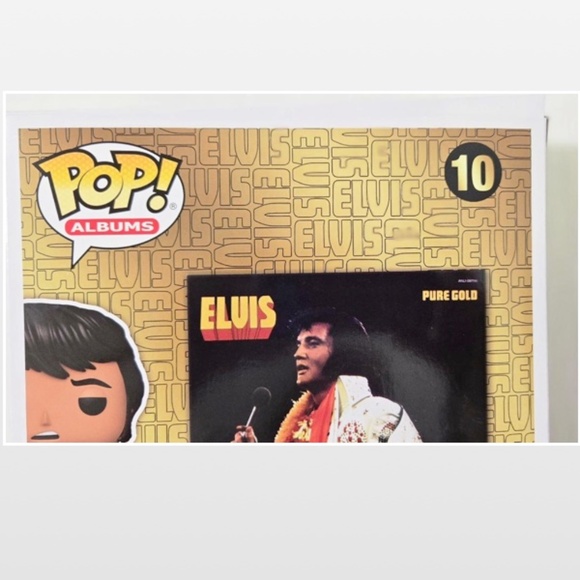 New Funko Pop! Elvis Presly Pure Gold Figure #10 2021 - Picture 8 of 13